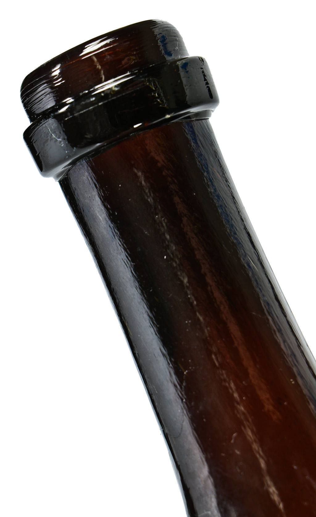 all original and hard to find antique late nineteenth century deep amber glass quart size bottle manufactured for chicago bottling giant john a. lomax