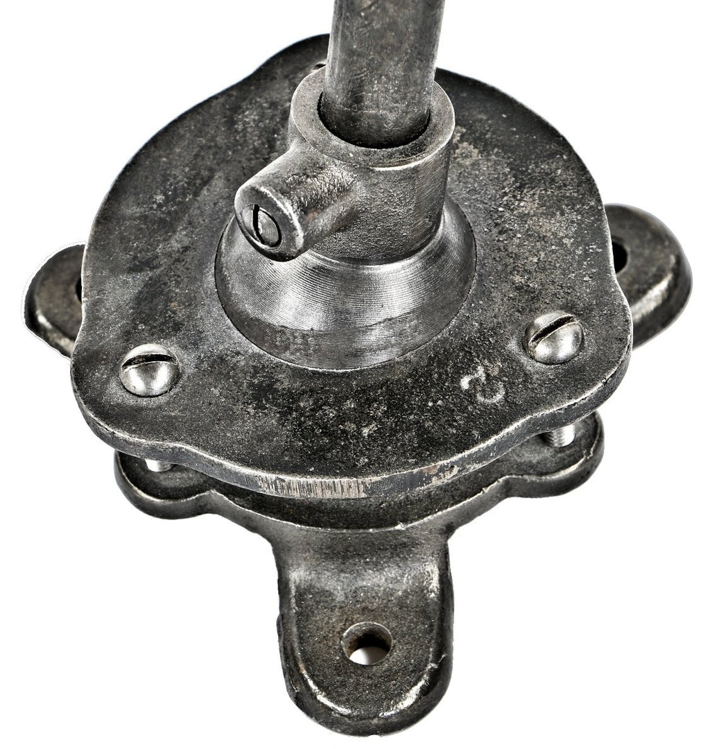 highly sought after early 20th century antique american salvaged chicago fully adjustable ceiling-mount factory light