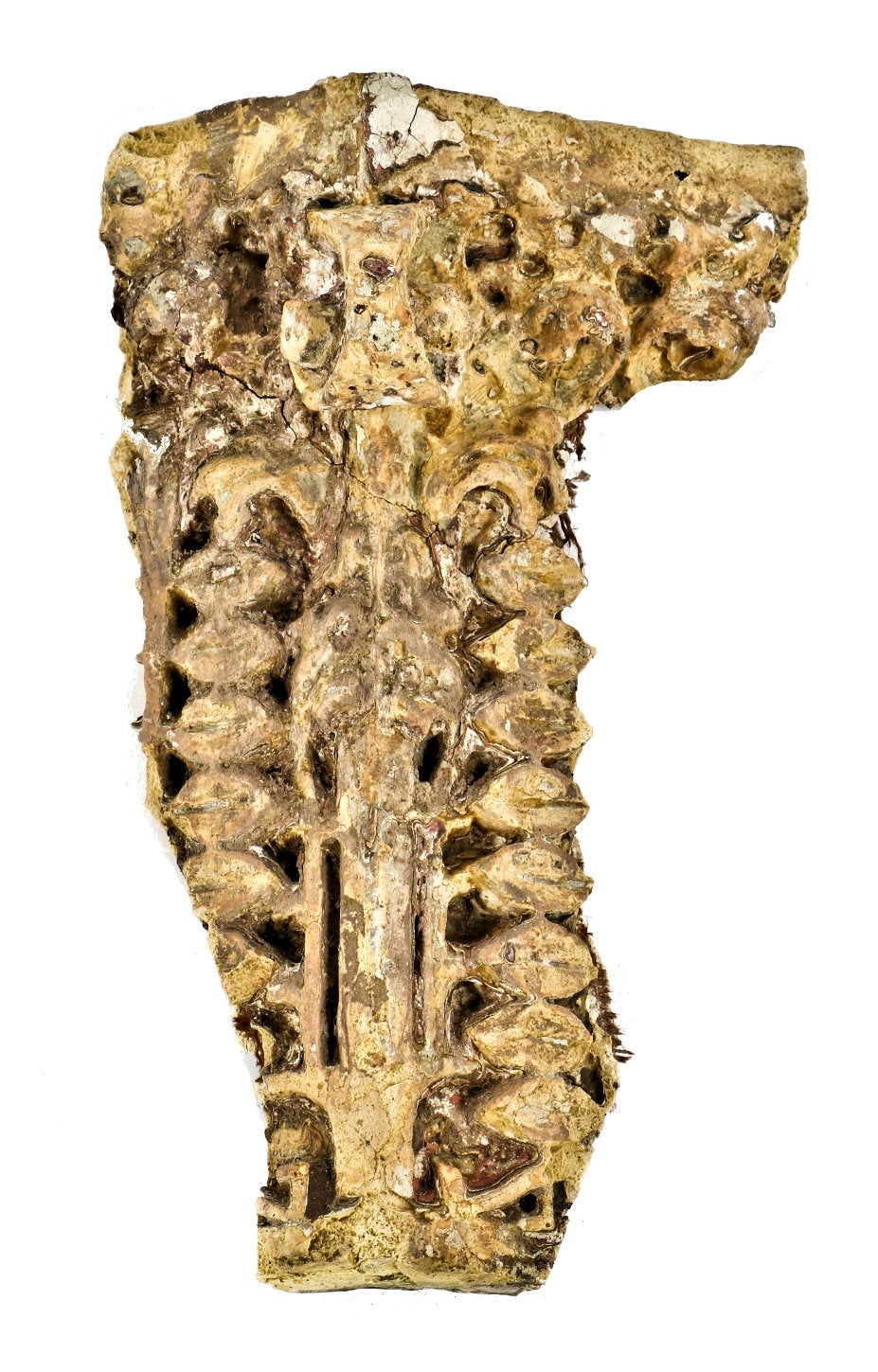 original museum quality late 19th century documented frank lloyd wright-designed rollin furbeck exterior residential cast plaster colonette fragment