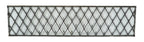 original and intact 19th century antique american all-beveled french glass chicago residential long and narrow transom window with elegant diamond pattern