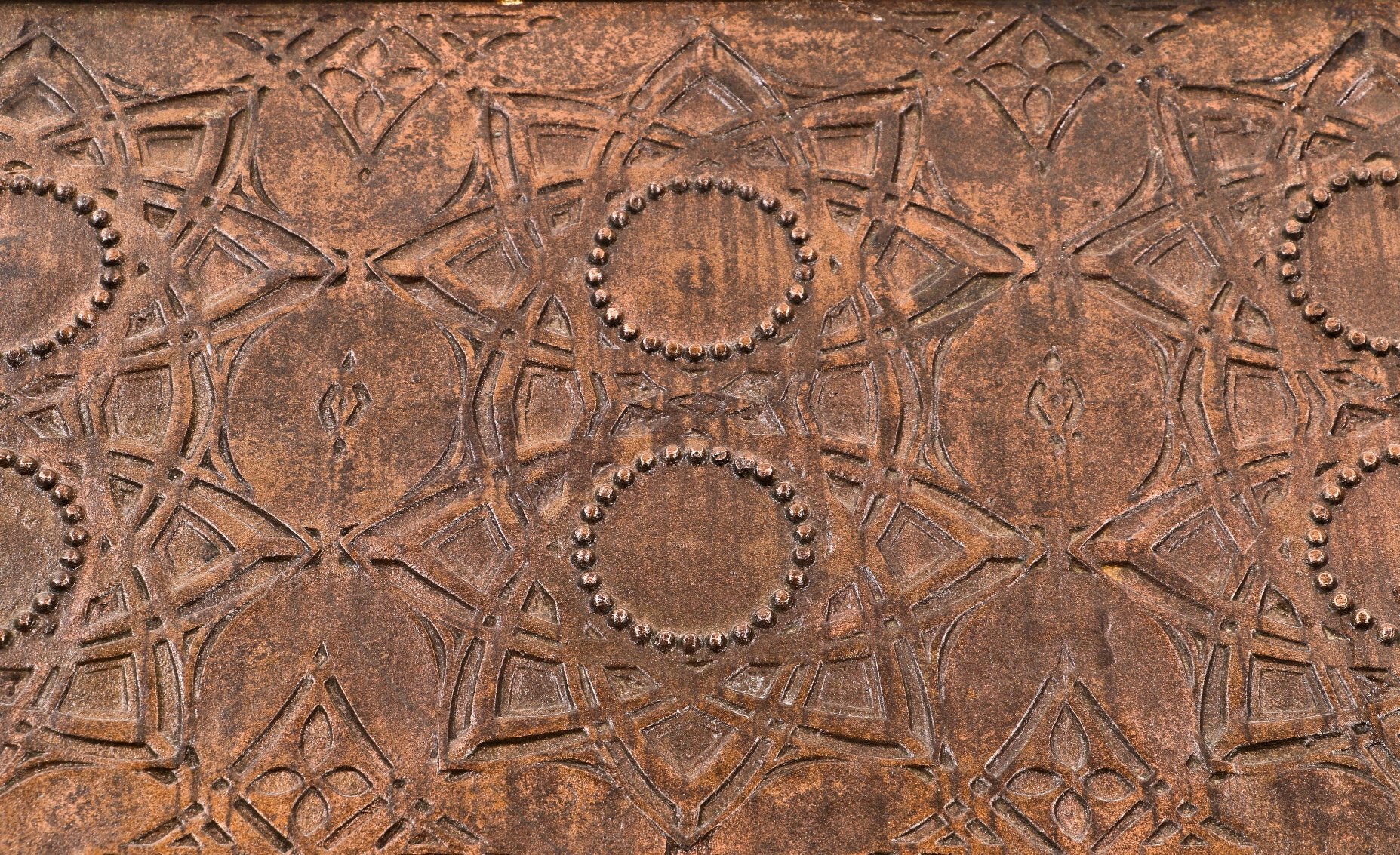 very clean and remarkably intact 19th century museum quality copper-plated ornamental cast iron louis h. sullivan-designed chicago stock exchange staircase stringer section