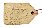 remarkable and historically important all original documented great chicago fire of 1871 "souvenir" or artifact in the form of melted metal screws salvaged from the "burnt district"