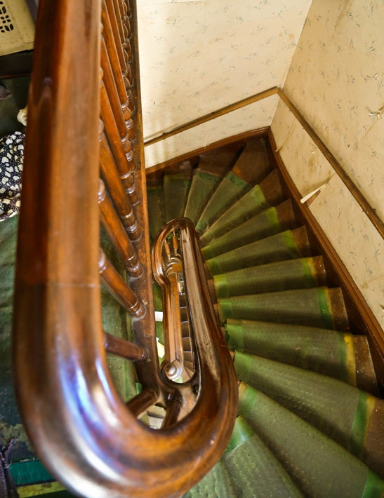 pair of all original and intact 19th century eastlake style ornamental cast bronze interior residential three-flat pocket or sliding door backplates or escutcheons