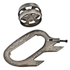 single early 1880's original and fully functional interior residential antique american victorian era ornamental cast iron pocket or sliding door hanger with spoked track wheel
