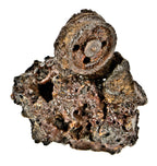 rare and unusual c. 1871 great chicago fire industrial antique artifact in the form of remnant of melted material repurposed as a decorative paperweight