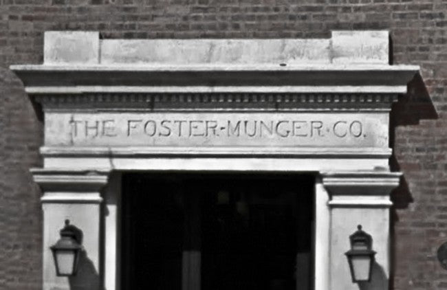 single all original and intact interior residential salvaged chicago double panel varnished birch wood apartment building door with pressed glass doorknobs