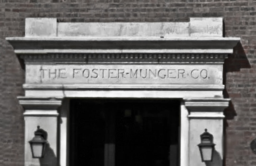 one of two matching original original early 20th century varnished golden oak wood residential pantry swinging door with intact large "florentine" pattern privacy glass pane