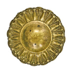 several matching early 1920's antique american neoclassical cast brass doorknobs salvaged from the javis hunt-designed chicago tribune printing plant or building