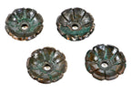 original 19th century unrestored antique american ornamental cast iron exterior i-beam girder commercial building rosettes