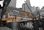 exterior pressed and folded vintage american industrial "209" address number sign salvaged from the facade of the osborne and adams building during its demolition