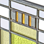 unusual all original early 20th century leaded art glass residential window attributed to william drummond
