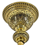 original 1894 historically important museum quality adler & sullivan chicago stock exchange building lobby ceiling pendant light fixture designed by louis h. louis sullivan