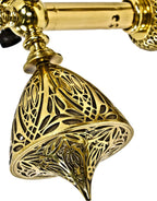 single original museum-quality louis h. sullivan-designed cast bronze chicago stock exchange building wall sconce