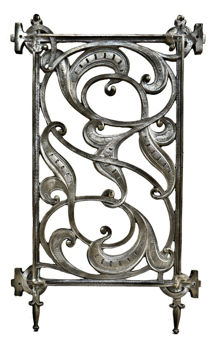 single diminutive brushed cast aluminum model replica fabricated for the historically important monadnock building staircase restoration