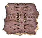 museum quality early 20th century highly stylized sumac pattern susan lawrence dana house exterior cast plaster frieze fragment
