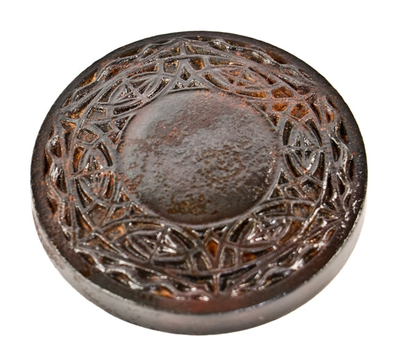 c. 1849-95 antique american ornamental cast iron chicago stock exchange building interior office door handle designed by louis h. sullivan