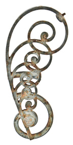 original c. 1888 antique american ornamental cast iron interior kansas city board of trade building john root-designed cast iron staircase baluster