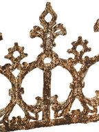 group of original salvaged chicago late 19th century ornamental cast iron victorian-era widow's walk or roofline cresting