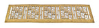 all original and intact solid cast bronze c. 1935 american at deco interior j.c. penny's department store wrought bronze geometrically designed radiator grille