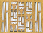 all original and intact solid cast bronze c. 1935 american at deco interior j.c. penny's department store wrought bronze geometrically designed radiator grille
