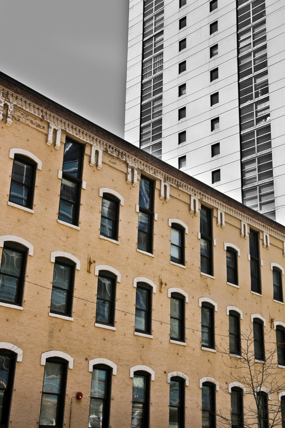 original early 20th century single-sided american industrial angled back crane brothers building otis elevator "controller" upright motor plaque with copper-plated finish