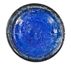 hard to find antique american nineteenth century privy dug cobalt blue glass w.h.h. soda style bottle fabricated for chicago bottling giant william h. hutchinson.