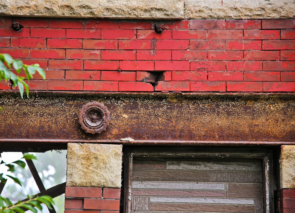 original 19th or early 20th century dearborn foundry cast iron salvaged chicago saloon building facade tie-rod rosette