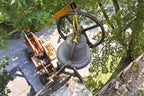 original early 20th century historically important salvaged chicago st. john's cast bronze church bell with nicely aged surface patina and fully functional clapper