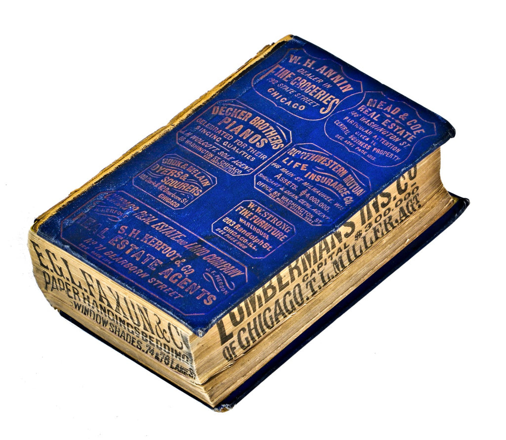 profusely illustrated pre-chicago fire 1868 bailey and edwards chicago directory