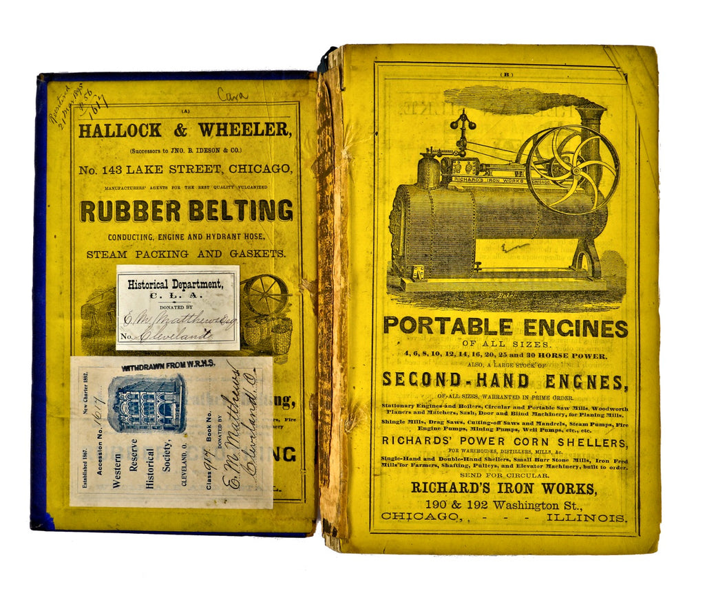 profusely illustrated pre-chicago fire 1868 bailey and edwards chicago directory
