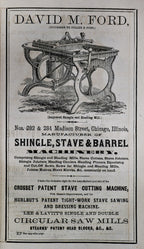 profusely illustrated pre-chicago fire 1868 bailey and edwards chicago directory