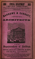 profusely illustrated pre-chicago fire 1868 bailey and edwards chicago directory