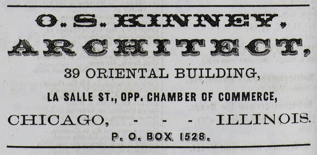 profusely illustrated pre-chicago fire 1868 bailey and edwards chicago directory