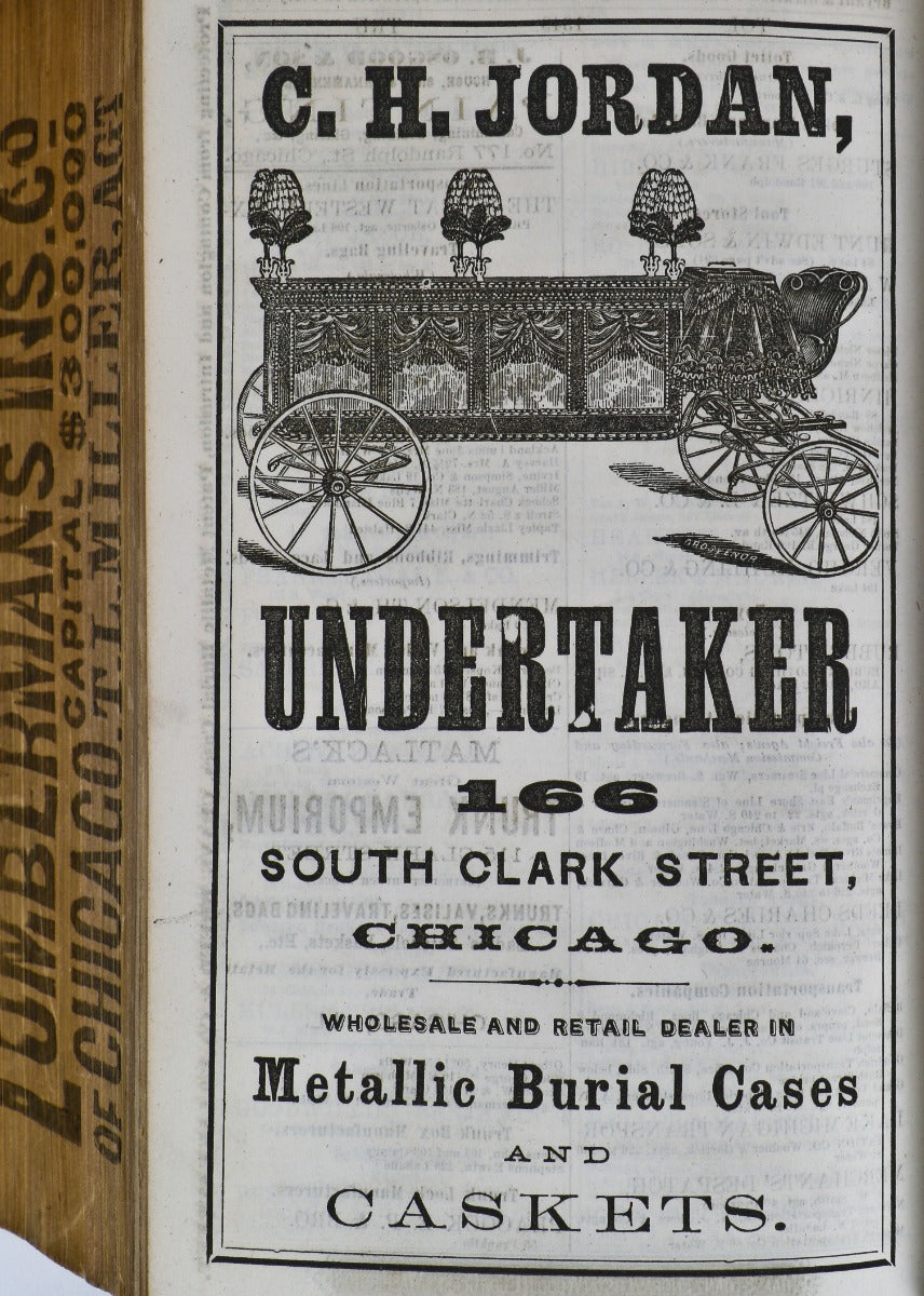 profusely illustrated pre-chicago fire 1868 bailey and edwards chicago directory
