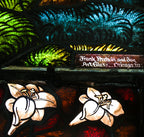 museum quality c. 1929 signed salvaged chicago lutheran church interior multi-paneled "munich style" narrative triptych window