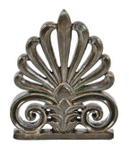 original ornamental cast iron 1876 philadelphia centennial exposition anthemion salvaged building roofline fragment with custom-built display stand