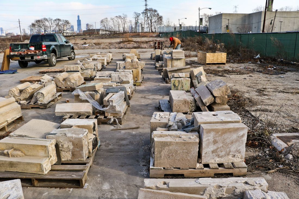 unusual 1880s stephen v. shipman-designed exterior daniel a. jones hospital building red slip terra cotta panel