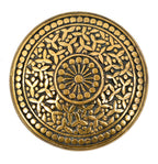 hard to find 19the century antique pagoda-shaped c. 1880's knurled edge "rice" pattern eastlake style hard to find bronze doorknob