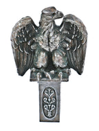 rare museum quality refinished freestanding heavy ornamental cast iron full-figured eagle salvaged from the non-extant chicago federal reserve building