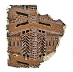historically important early 20th century highly stylized frank lloyd wright-designed sumac pattern susan lawrence dana house exterior cast plaster frieze fragment