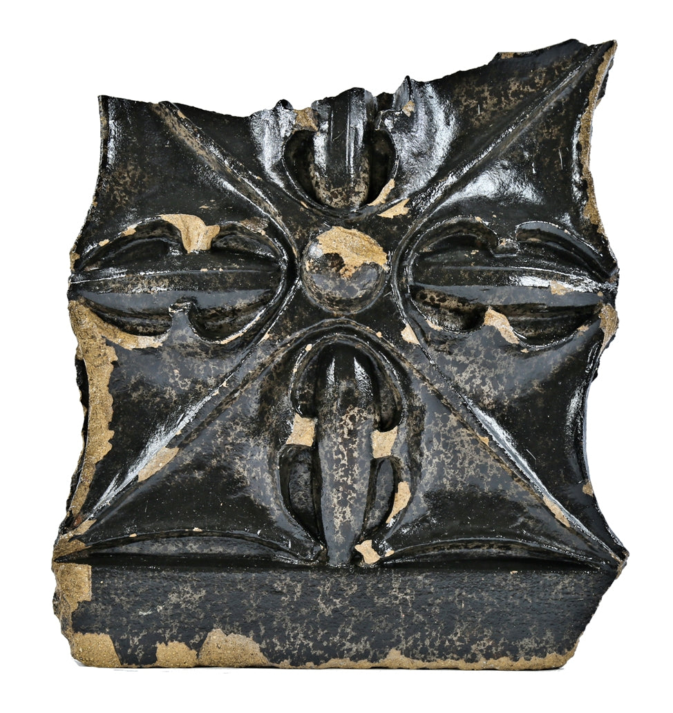 original early 20th century antique american speckled finish exterior michael reese hospital terra cotta