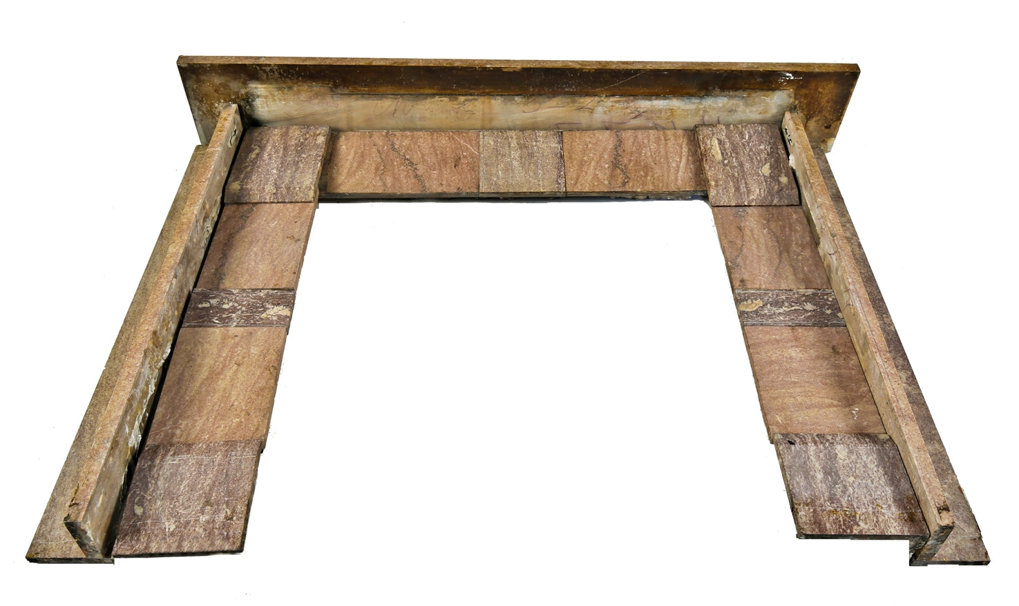 original 1870's antique american salvaged chicago interior residential tennessee hand-cared marble fireplace mantel with intact shelf