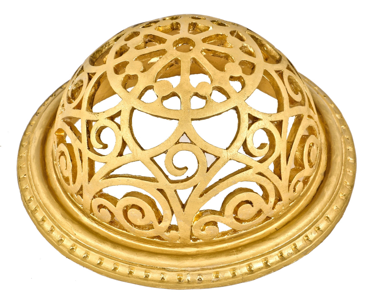 exceptional full-scale reinforced cast ornamental plaster interior limited edition auditorium theater proscenium ventilation dome cast directly from an original