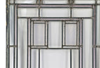 rare early 20th century historically important original louis sullivan-designed henry babson house leaded glass window
