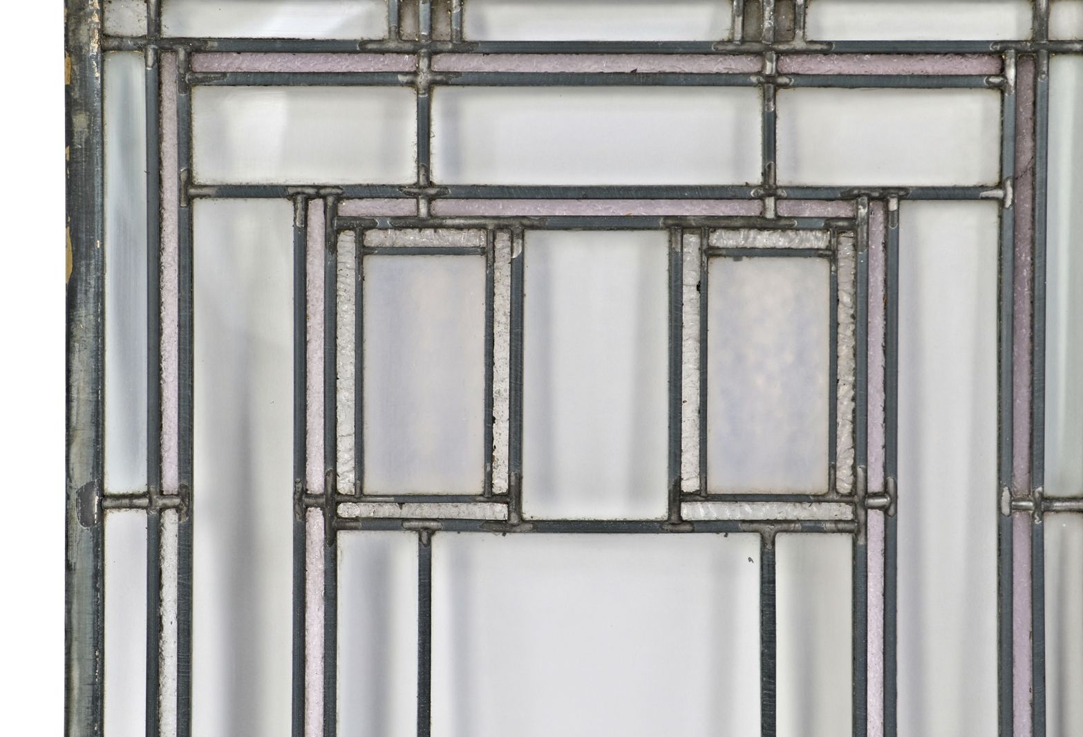 rare early 20th century historically important original louis sullivan-designed henry babson house leaded glass window