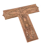 one of four faithfully replicated cast brass louis sullivan-designed chicago stock exchange building elevator grilles with exceptional detail