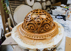 limited edition of a faithfully recreated cast plaster auditorium theater proscenium vault ventilation dome designed by louis sullivan