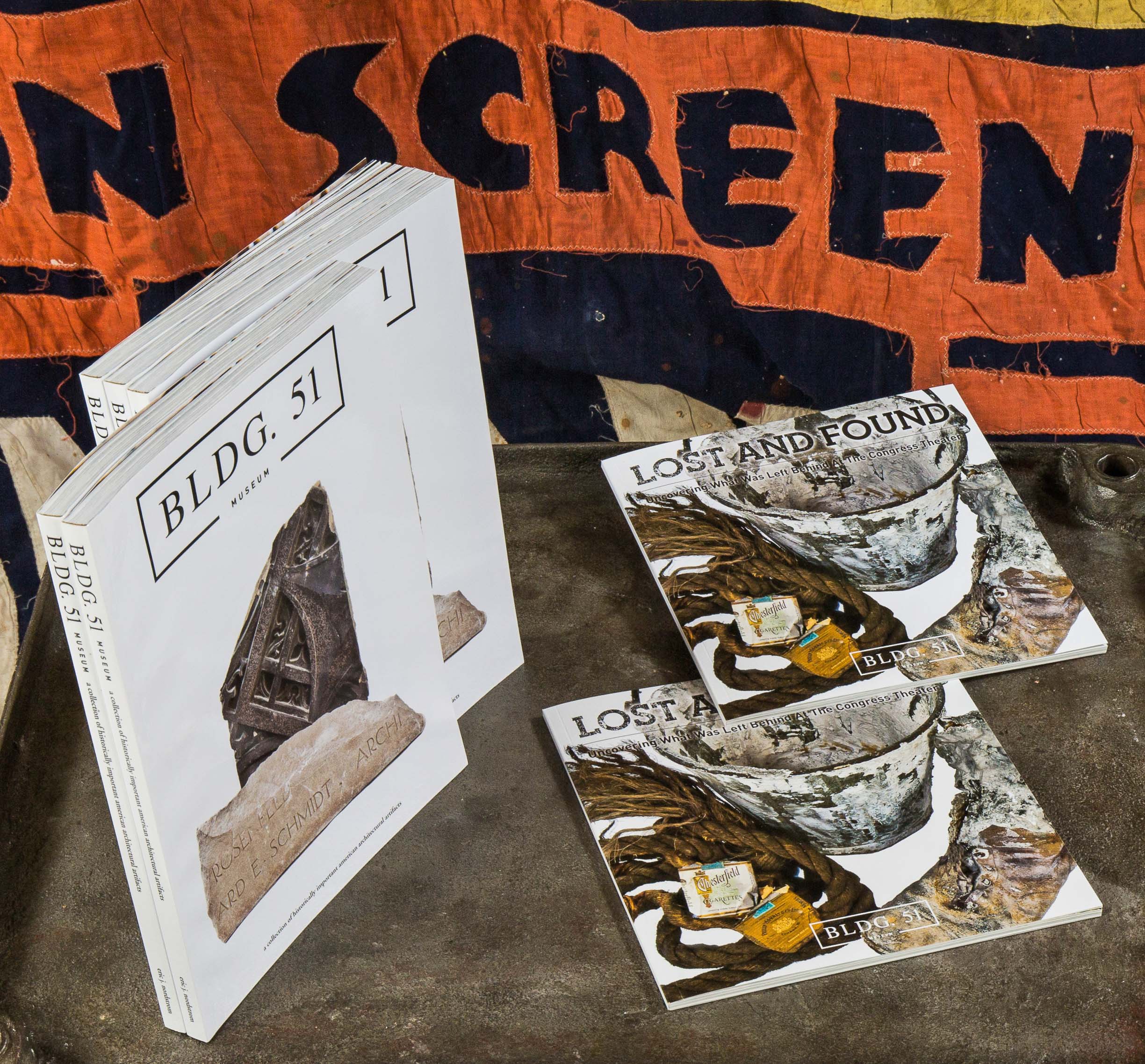 58-page full-color "lost and found" congress theater book by eric j. nordstrom