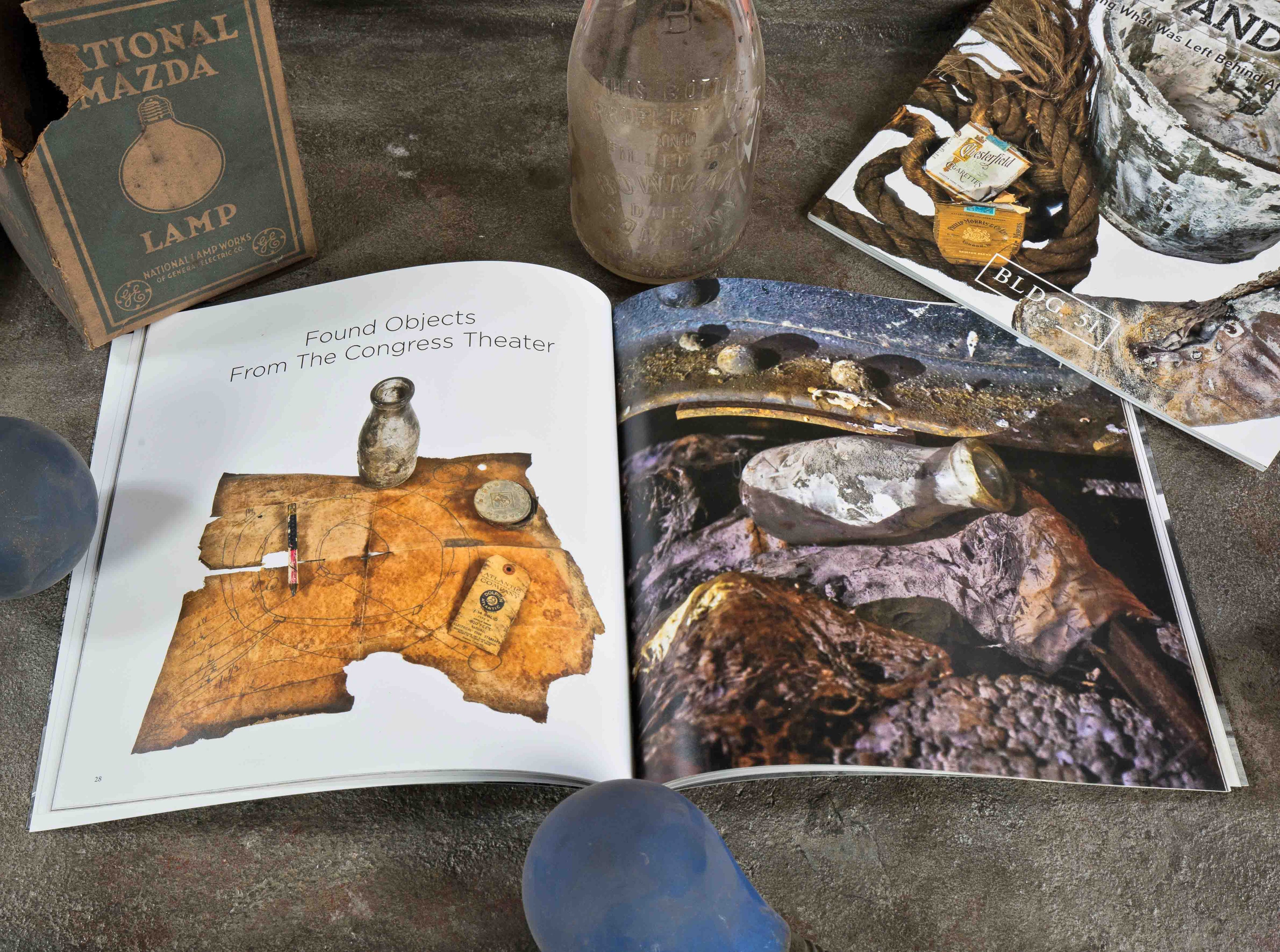 58-page full-color "lost and found" congress theater book by eric j. nordstrom