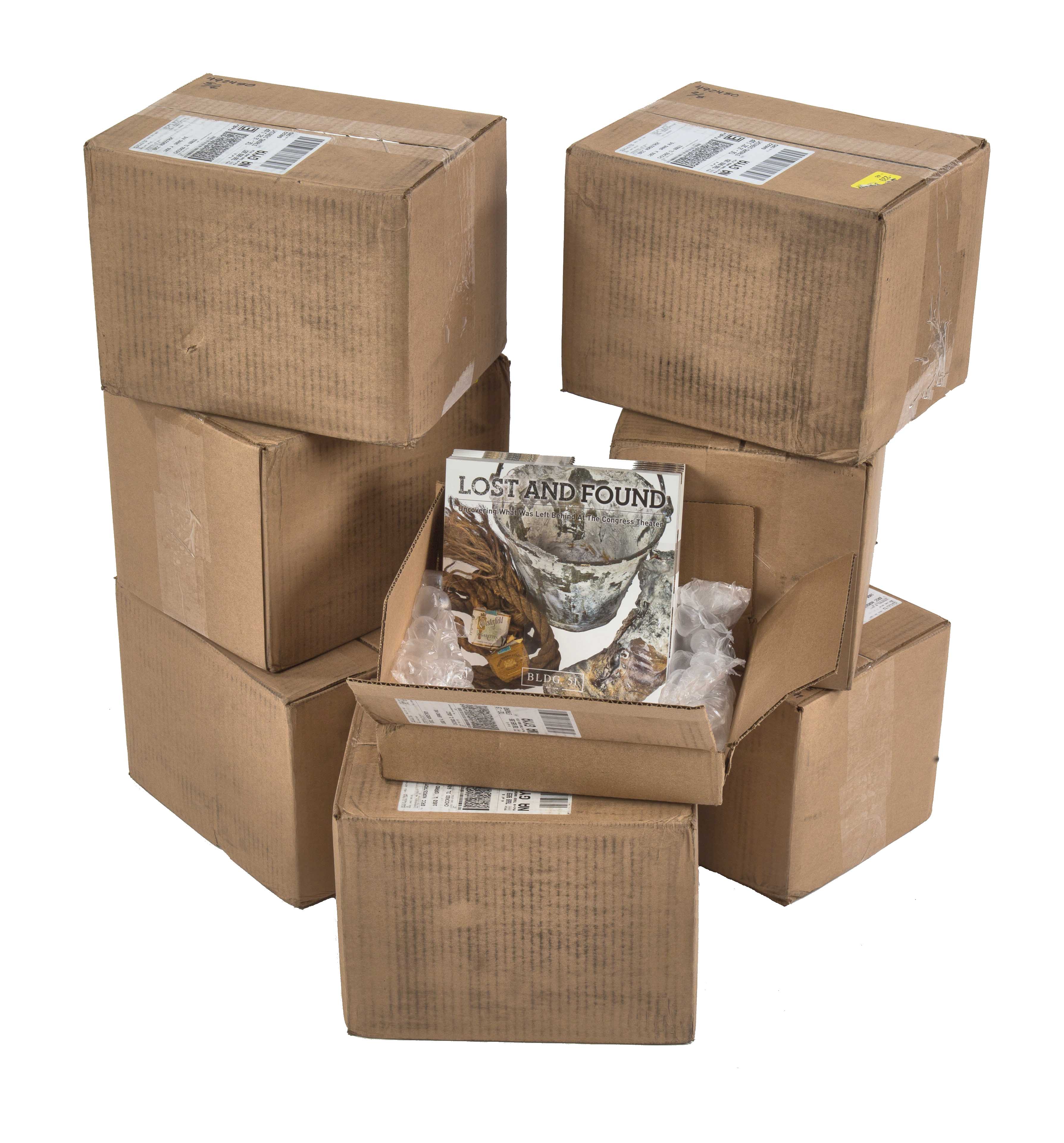 58-page full-color "lost and found" congress theater book by eric j. nordstrom